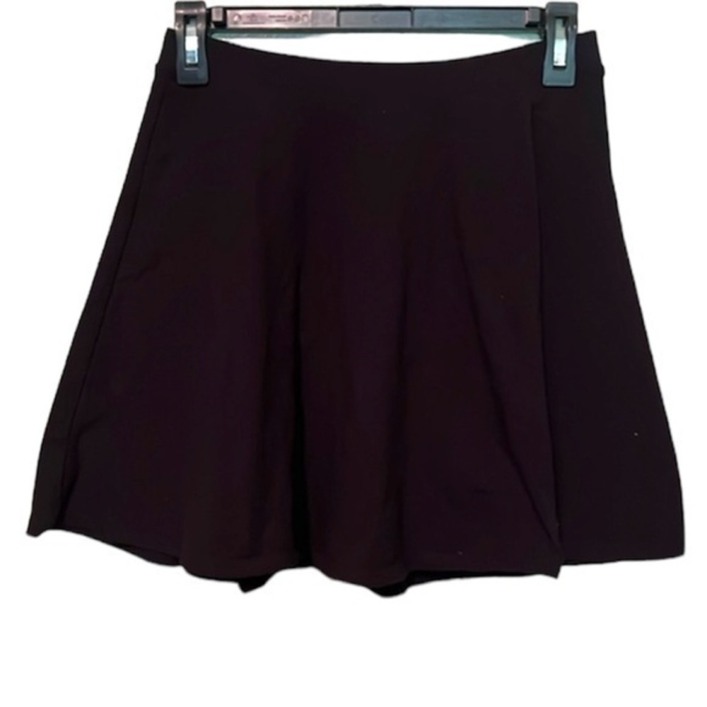 Forever 21 skirt cotton/spandex, black, above the knee, Aline skirt, size medium
